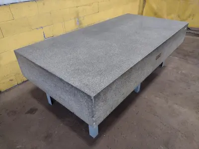 8' X 4' X 14" CHALLENGE PRECISION LAYOUT INSPECTION GRANITE TABLE: STOCK #23786
