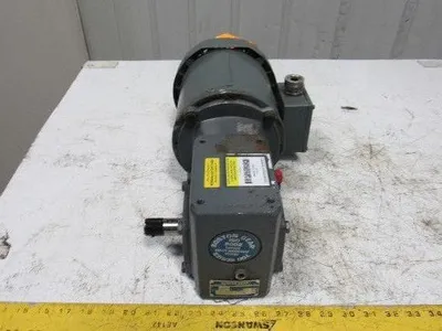 Boston Gear F71810ZB5J 10:1 Ratio .5 1/2Hp 3Ph 208-230/460V Electric Gear Motor