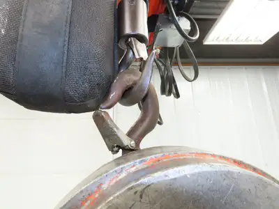 CM Cyclone 1 Ton 2000Lb Manual Chain Fall Hand Hoist 8' 6" Lift