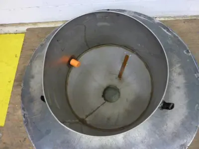 USED METAL FABRICATOR HOPPER114