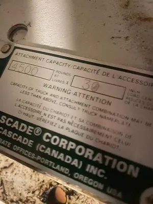 USED CASCADE 45F-RCP-05B