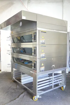 MIWE 2017 ELECTRIC CONDO TRIPLE DECK OVEN STEAM INJECTED ARTISIAN BREAD MODEL CO 3.1408