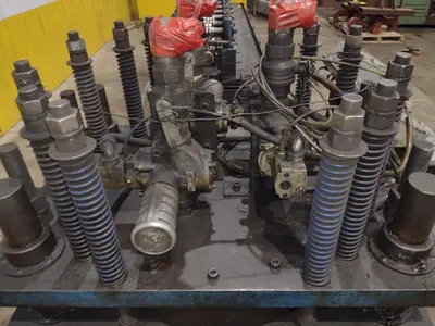 20 TON AIRAM PNEUMATIC 4 POST CUTOFF PRESS: YOBRO #24842