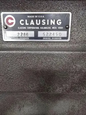 Used CLAUSING 2286 Heavy Duty & Sensitive Single Spindle Drills Kentucky US | Aucto #578107