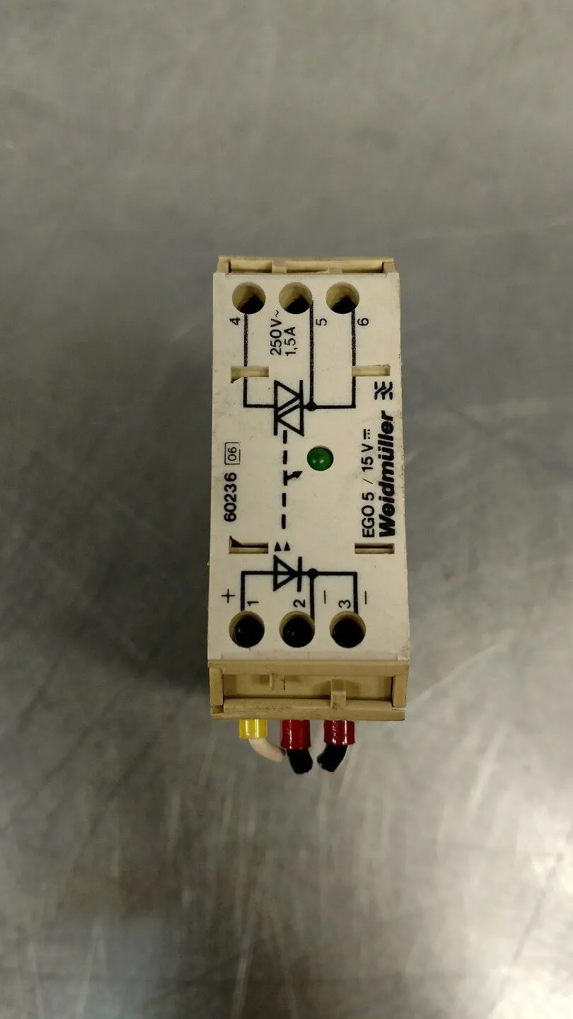 WEIDMULLER EGO5 60236 15V Contact Module 4B