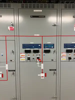 25kV Switchgear Lineup 1200A w/ Power Vac Breaker VB1 27.0-16-0