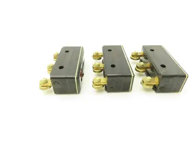 Honeywell BZ-2R5551-P4 Micro Switch Pin Plunger 15A 125/250/480VAC Lot of 3