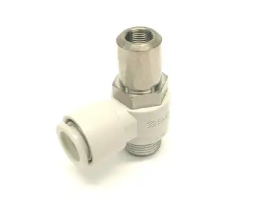 AS3211F-03-12SD | SMC  Tamper Proof Flow Control Fitting 3/8" Port LOT OF 5 - New Other