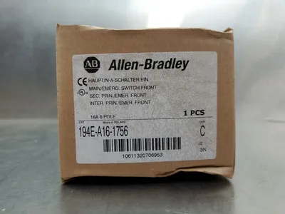 ALLEN BRADLEY 194E-A16-1756 Ser. C Main/Emergency Switch Kit. 4D-24