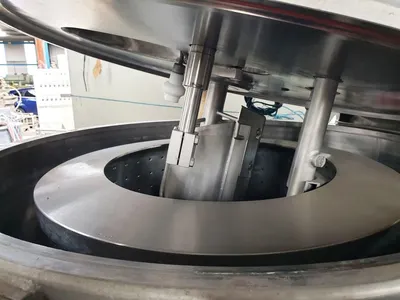 GFT V 63-U perforate basket centrifuge, Hastelloy C22.