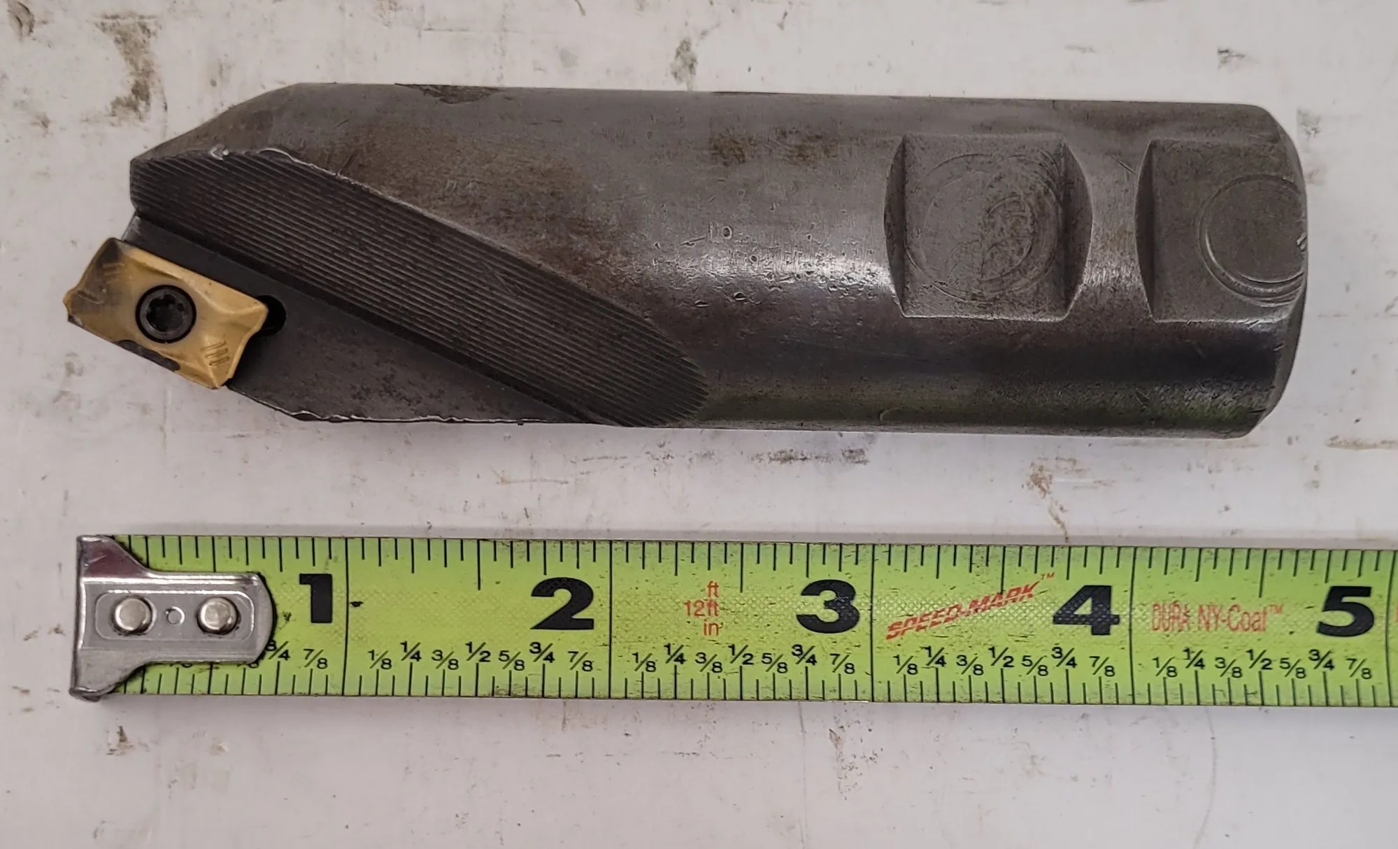 SINGLE FLUTE 45 Degree CHAMFERING TOOL INDEXABLE INSERT