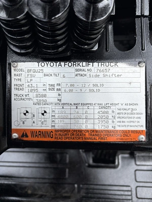 USED 2015 TOYOTA 8FGU25