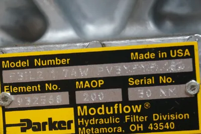NEW PARKER PARKER F3IL2-1-74W-PV3YFYF-184 MODUFLOW F3IL2174WPV3YFYF184