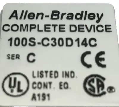 A / B 100S-C30D14C SAFETY CONTACTOR 100SC30D14C NEW, SURPLUS