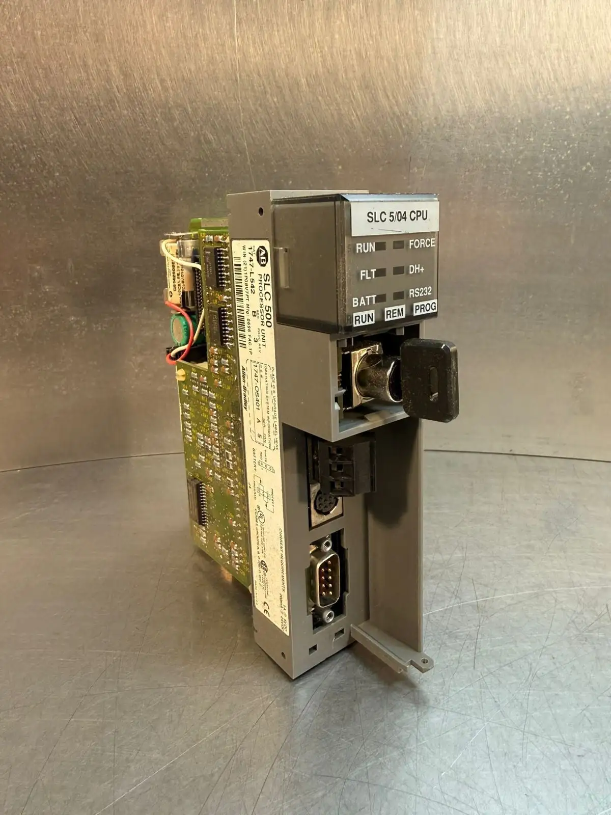 Allen Bradley 1747-L542 /B Rev 3 SLC 500 5/04 CPU (4.3.3)