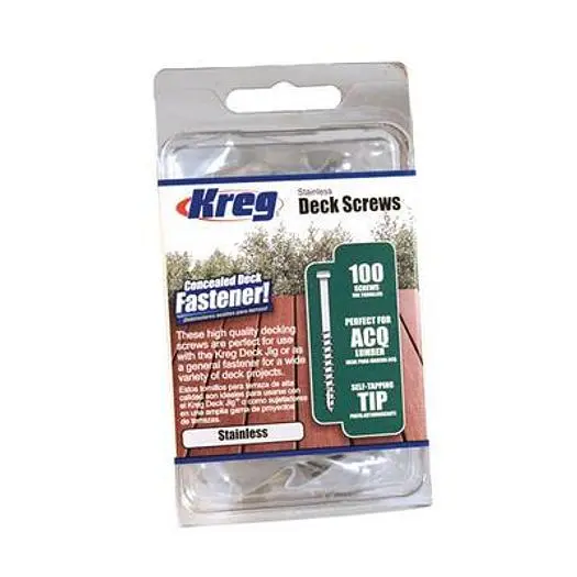 Stainless Deck Screws - 100ct.
