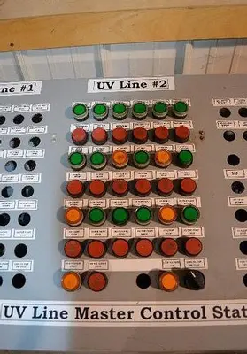 LOBO ROLL COATER LINE CONTROL PANEL