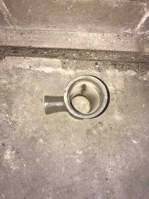 80mm Dia QVF Unequal Tee Pieces; PTU 3/1.5