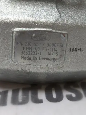 New | in-Stock HYDAC KHM-40-F3-1114 Pump & Valve Parts | Surplus Asset Holdings #1219819