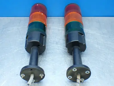 2 Industrial Stack Lights. Green/yellow/red