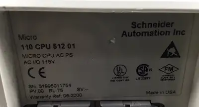 USED Schneider 110 CPU 512 01