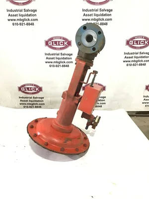 Moore 71P Actuated Plug Valve with Valve Positioner