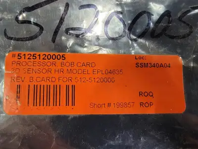 Processor BOB Card 5125120005 3D Sensor HR Model EPL0435B