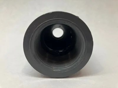 USED CELANESE 1-1/2" X 1/2" REDUCER BUSHING FLUSH STYLE PVC-I NSF 3-3/8" OAL