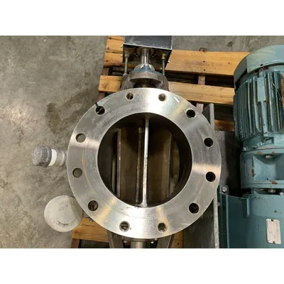 Used 10" Stainless Steel Flo-Tronics Rotary Airlock Feeder Valve