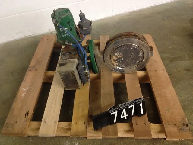 Fisher type 8560 Butterfly Valve size 10"