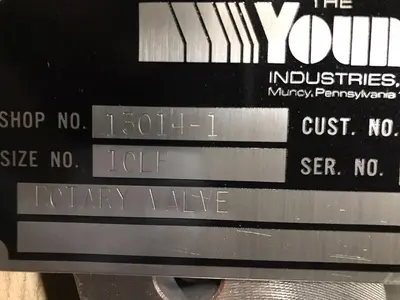 Used YOUNG 13014-1 Rotary Airlock Feeder Ohio US | Surplus Asset Holdings #1227769