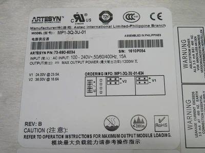 Used ARTESYN _UNKNOWN_ AC/DC Power Supplies Texas US | OCO Industrial #1685443