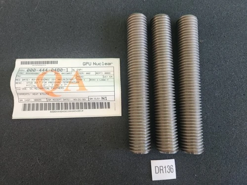 🆕️ *LOT OF 3* 316 SS Stud Bolt 1-1/8' x 7'  |⚡️🇺🇸 SHIP+WARRANTY