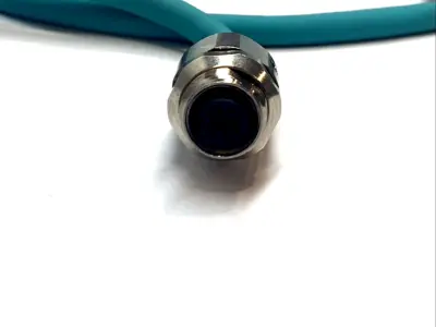 USED TURCK ETHERNET CORDSET RJ45 TO M12 D-CODE 1M U-03569