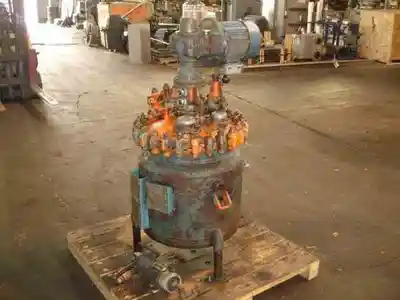 30 gal pfaudler glass lined reactor