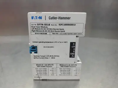 USED Eaton Cutler- Hammer 92PC10009A0001A