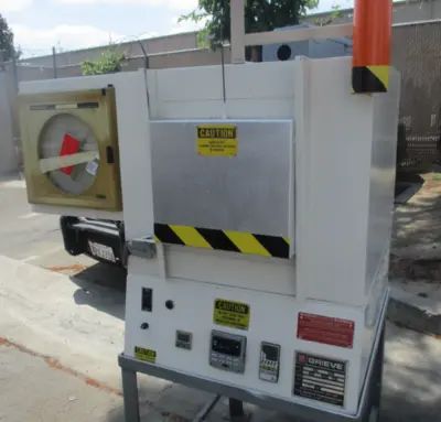 12" width x 18" H x 8" D Grieve #BMPC-12188, electric box furnace, 2300° F.