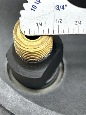 (2) ASHCROFT Bronze  Tube Brass Socket 4 1/2"  -30 To 60 NNB Fast Shipping!