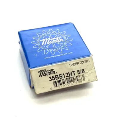 New | in-Stock Martin Sabertooth Roller Sprocket 12-tooth 5/8" Bore Parts Michigan US | Maverick Industrial Sales #1395767