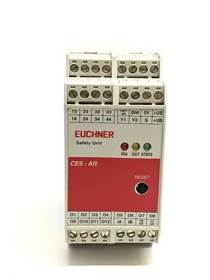 Used EUCHNER AR EVALUATION SAFETY UNIT 098225 Safety Equipment | Maverick Industrial Sales #1101349