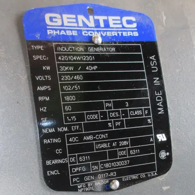 Used AMERICAN ROTARY ADX40-UL Phase Converters British Columbia CA | Savona Equipment LTD #1488447