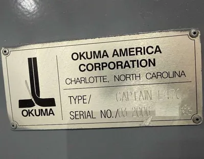 USED 2006 OKUMA CAPTAIN L470M
