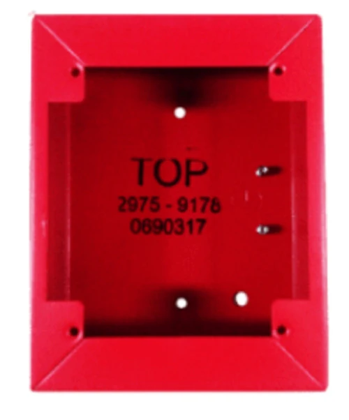 Simplex Grinnell 2975-9178 Surface Mounted Red Box, Steel Material [New]