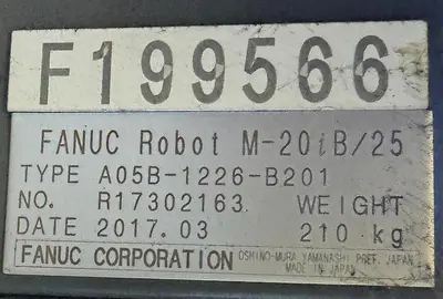 Used 2016 FANUC M-20IB/25 Robots Michigan US | RAB Industries, Inc. #184500