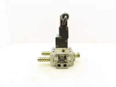 Festo JMVH-5/2-D-1-C Pneumatic Solenoid Valve Manifold Assembly 24VDC 3/8" NPT