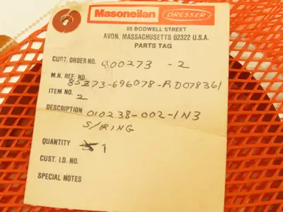 Masoneilan Dresser AEJ4549X Valve Seat 010238-002-IN3