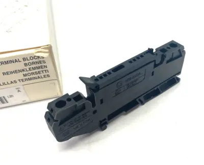 New | in-Stock Allen-Bradley Ser. A One-Circuit Fuse Block, Spring Clamp BOX OF 25 Terminal Blocks Michigan US | Maverick Industrial Sales #1389617