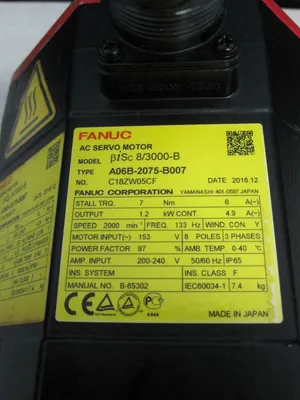 USED 2018 FANUC A06B-2075-B007