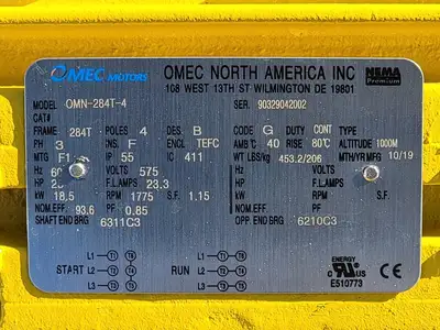 New | in-Stock OMEC OMN-284T-4 Motors (misc) British Columbia CA | Lenmark #248266