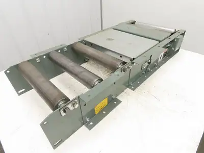 Hytrol 15" Belt-Over Conveyor Incline to Horizontal Nose-Over Transition 41" Leg